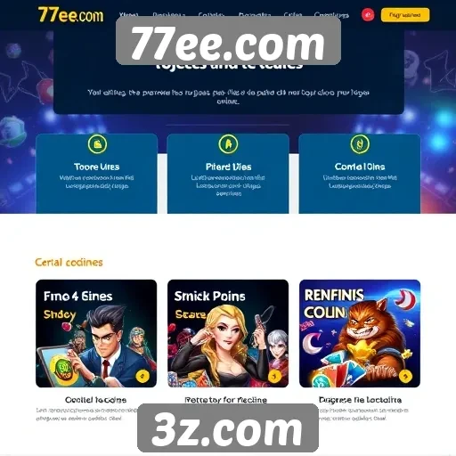Principais recursos e funcionalidades do site 77ee.com